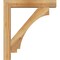 Ekena Millwork Imperial Block Rough Sawn Bracket w/ Offset Brace, Western Red Cedar, 6"W x 30"D x 34"H BKT0604X30X34IMP05RWR - alternate 3